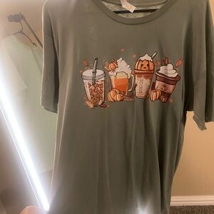 Green Graphic Short Sleeve Tee